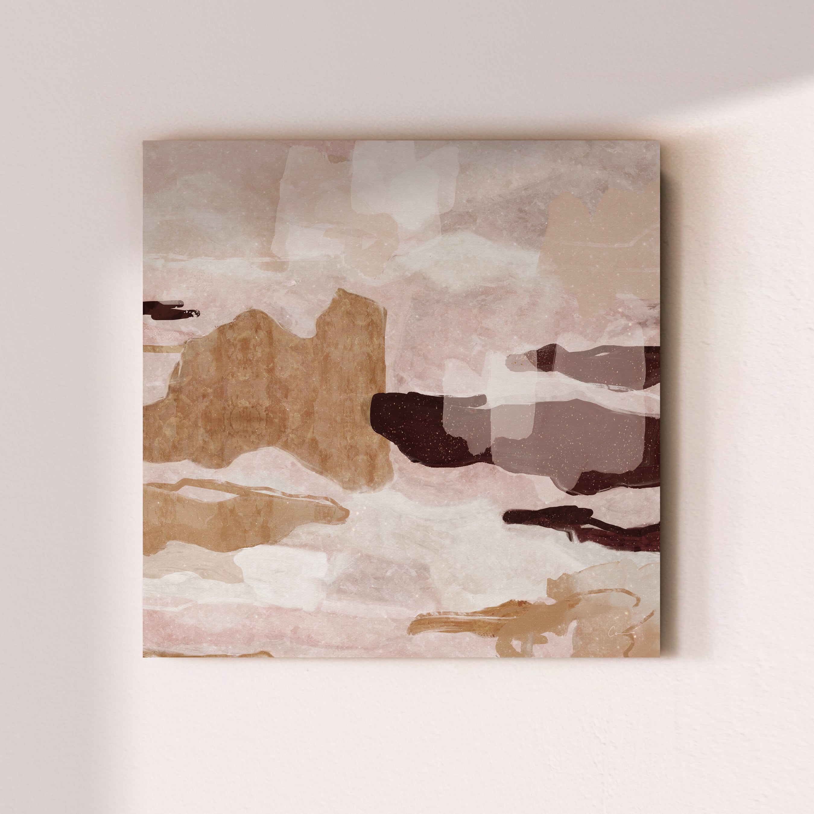 "Main Beach" & "Miami" on Canvas - Set of 2 Square
