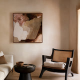 "Bay of Fires I" & "Bay of Fires II (Earth No. 5 & 12)" Square Set of 2 on Canvas