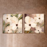 "Magnetic Island I (No. 27)" & "Magnetic Island II (No. 31)" Square Set of 2 on Canvas