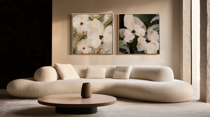 "Monteverde" & "Magnetic Island II (No. 31)" Square Set of 2 on Canvas