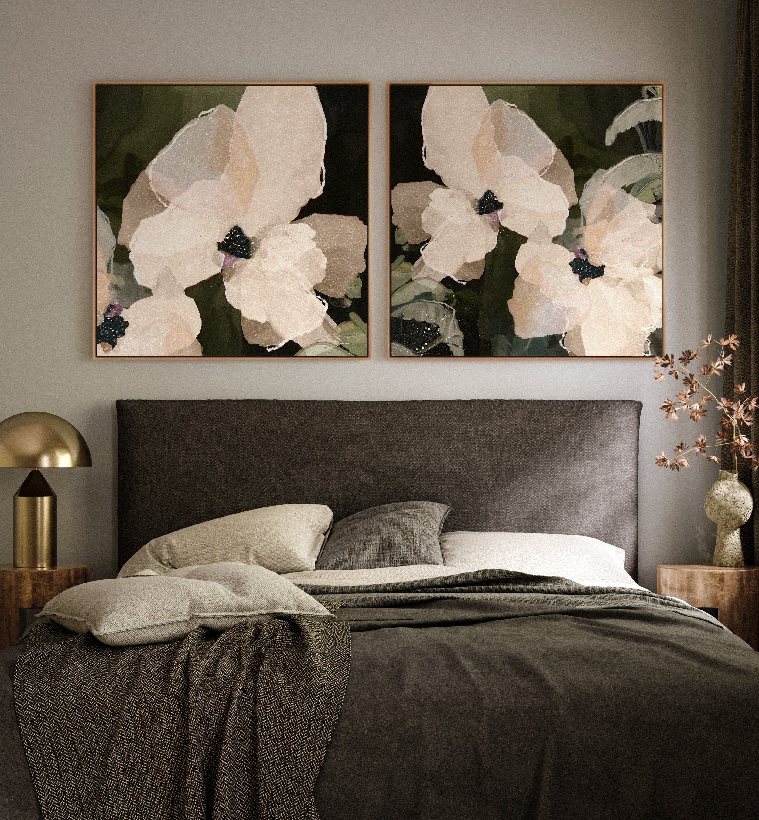 "Monteverde" Square I & II Set of 2 on Canvas