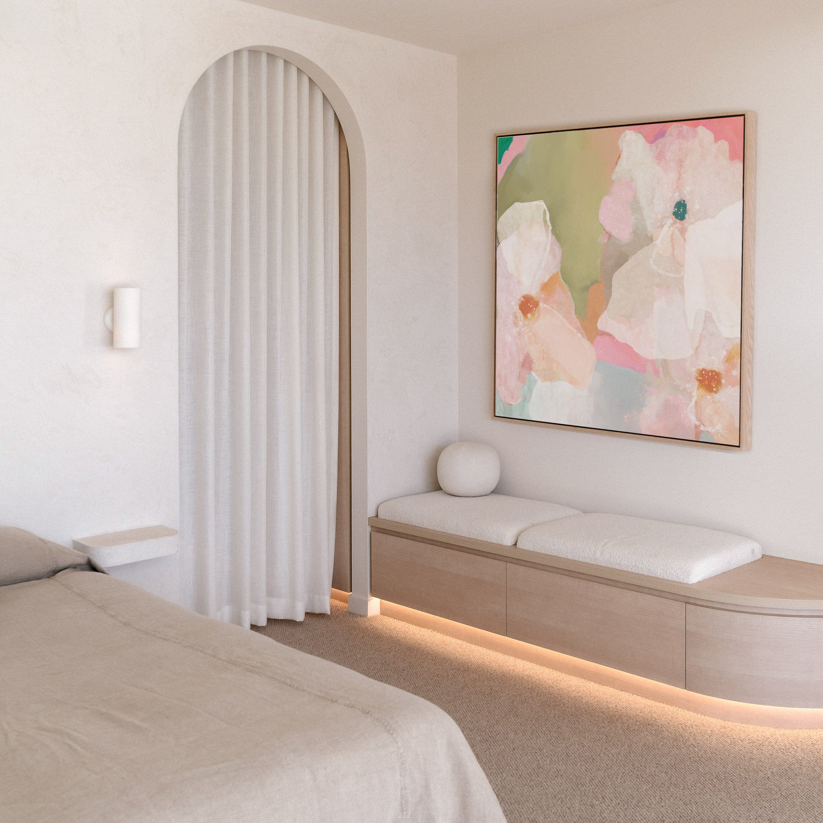 "Fiji No. 3" on Canvas - Square Canvas Wall Art Corinne Melanie