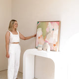 "Fiji No. 3" on Canvas - Square Canvas Wall Art Corinne Melanie