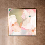 "Fiji No. 3" on Canvas - Square Canvas Wall Art Corinne Melanie Professionally Framed - Gold XS: 20x20in / 50x50cm