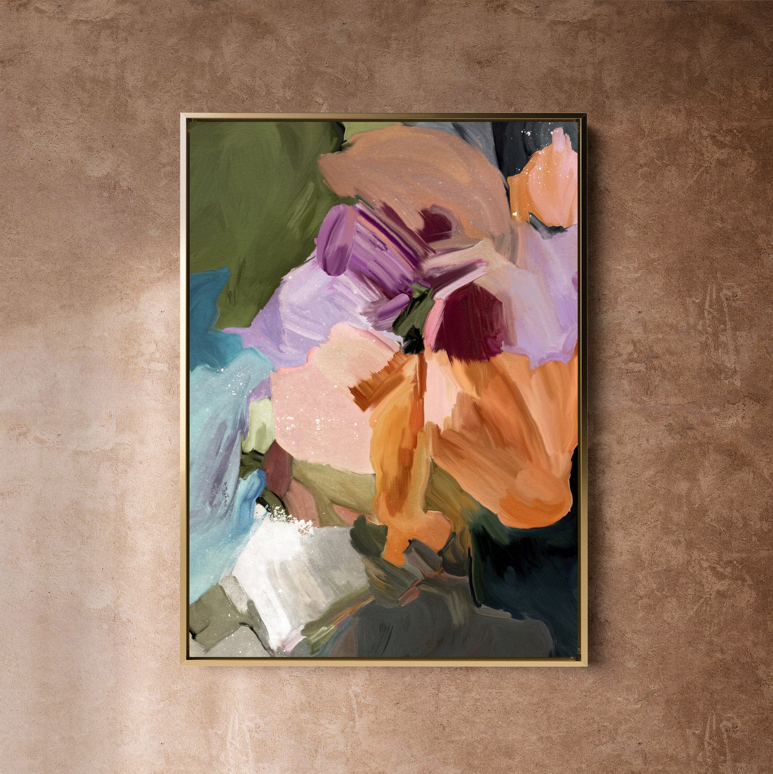 "Mons Vita II" Portrait on Canvas Canvas Wall Art Corinne Melanie