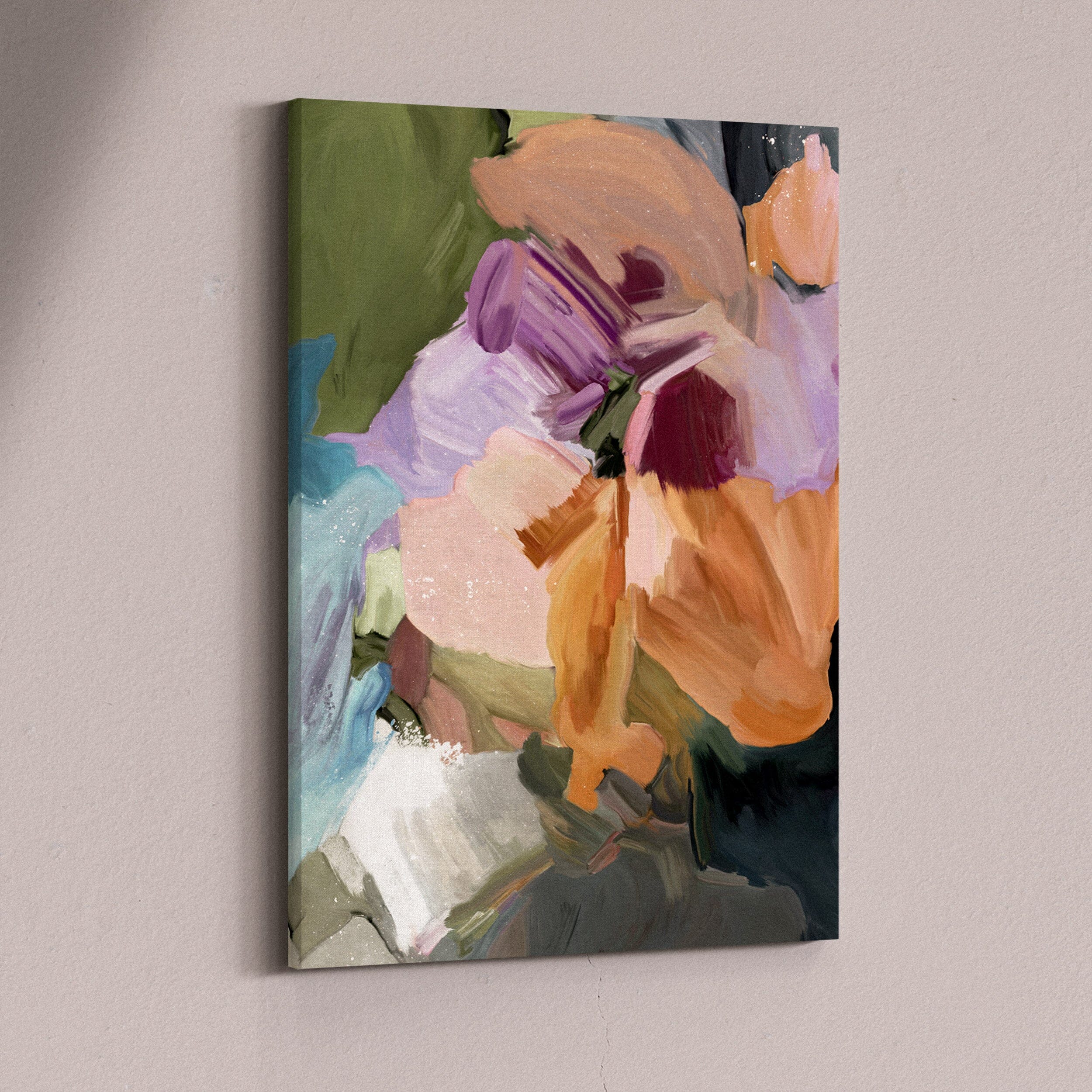 "Mons Vita II" Portrait on Canvas Canvas Wall Art Corinne Melanie