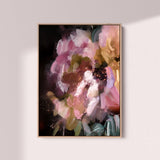 "Nusa Dua" on Canvas - Portrait II Canvas Wall Art Corinne Melanie Art Professionally Framed - Oak 24x32in / 60x80cm