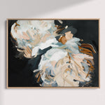 "Provence" on Canvas - Landscape Canvas Wall Art Corinne Melanie Professionally Framed - Oak S: 32x24in / 80x60cm 