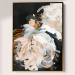 "Provence" on Canvas - Portrait Canvas Wall Art Corinne Melanie Art Professionally Framed - Gold 24x32in / 60x80cm 