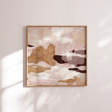 "Main Beach" Paper Print - Square