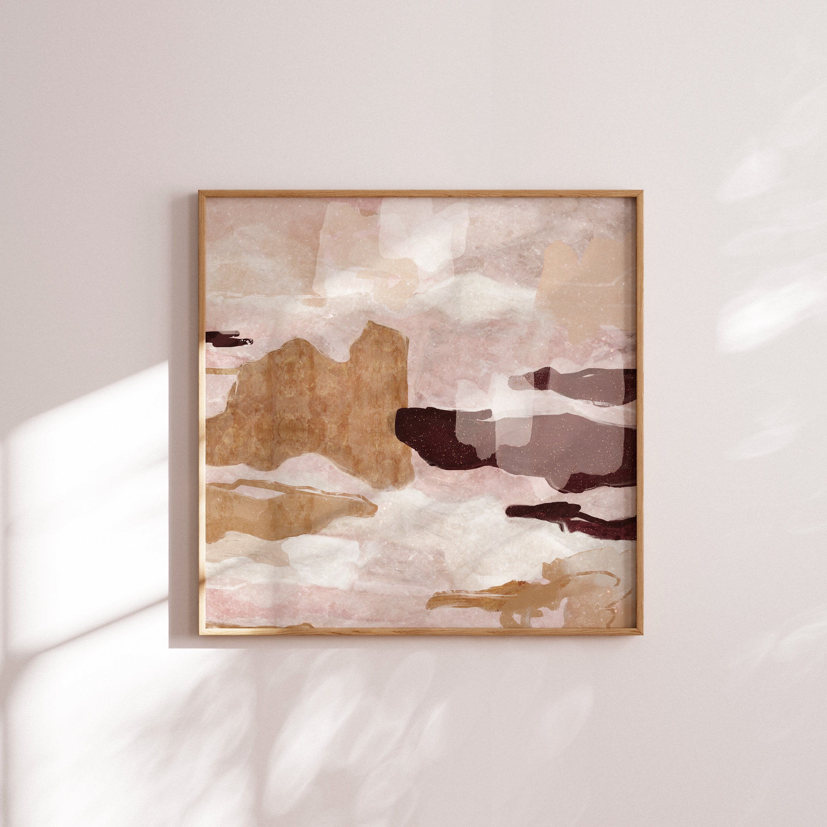 "Main Beach" Paper Print - Square