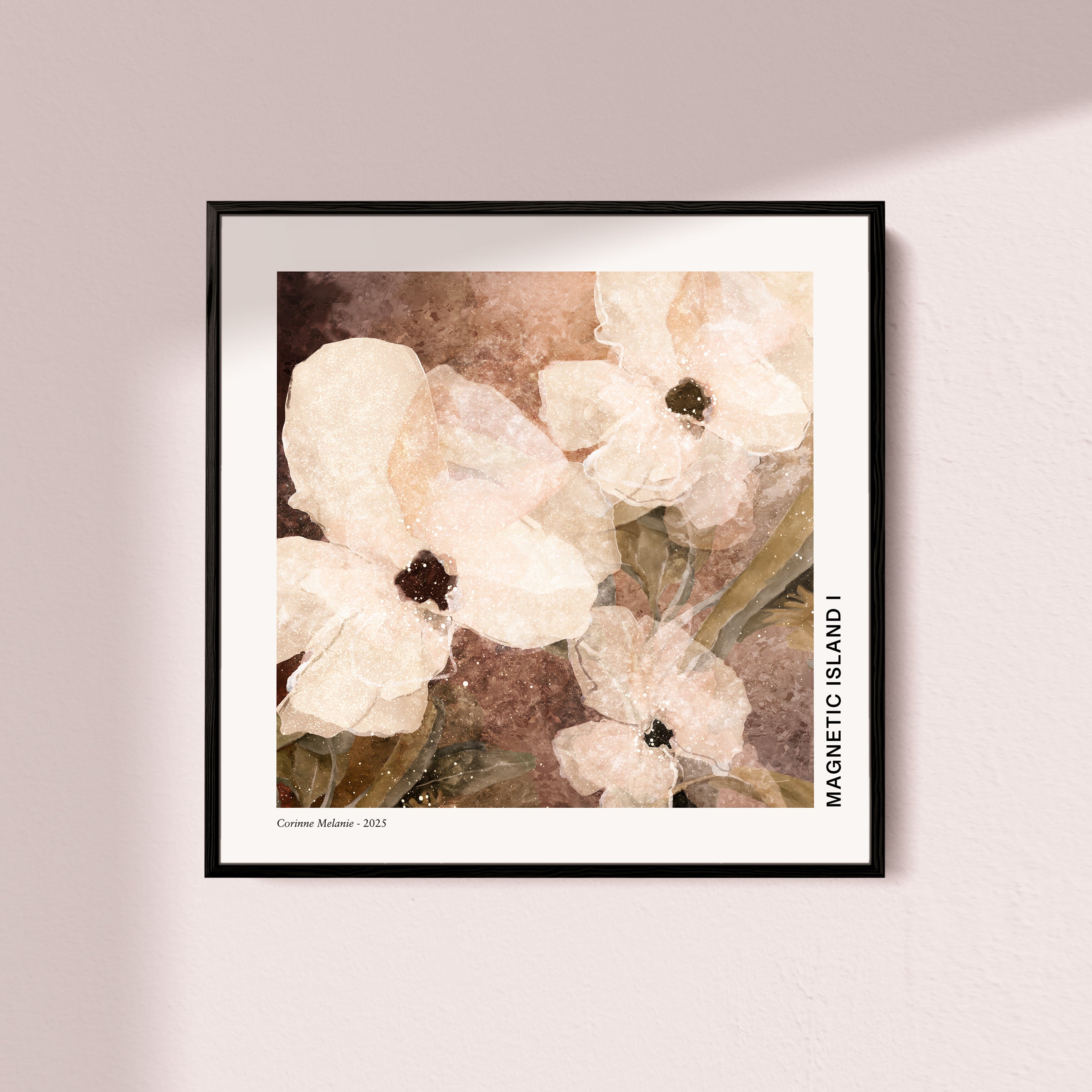"Magnetic Island I" (Earth No. 27)" - Gallery Collectible on Canvas - Square