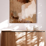 "Bay of Fires I" on Canvas - Square (Earth No. 5)