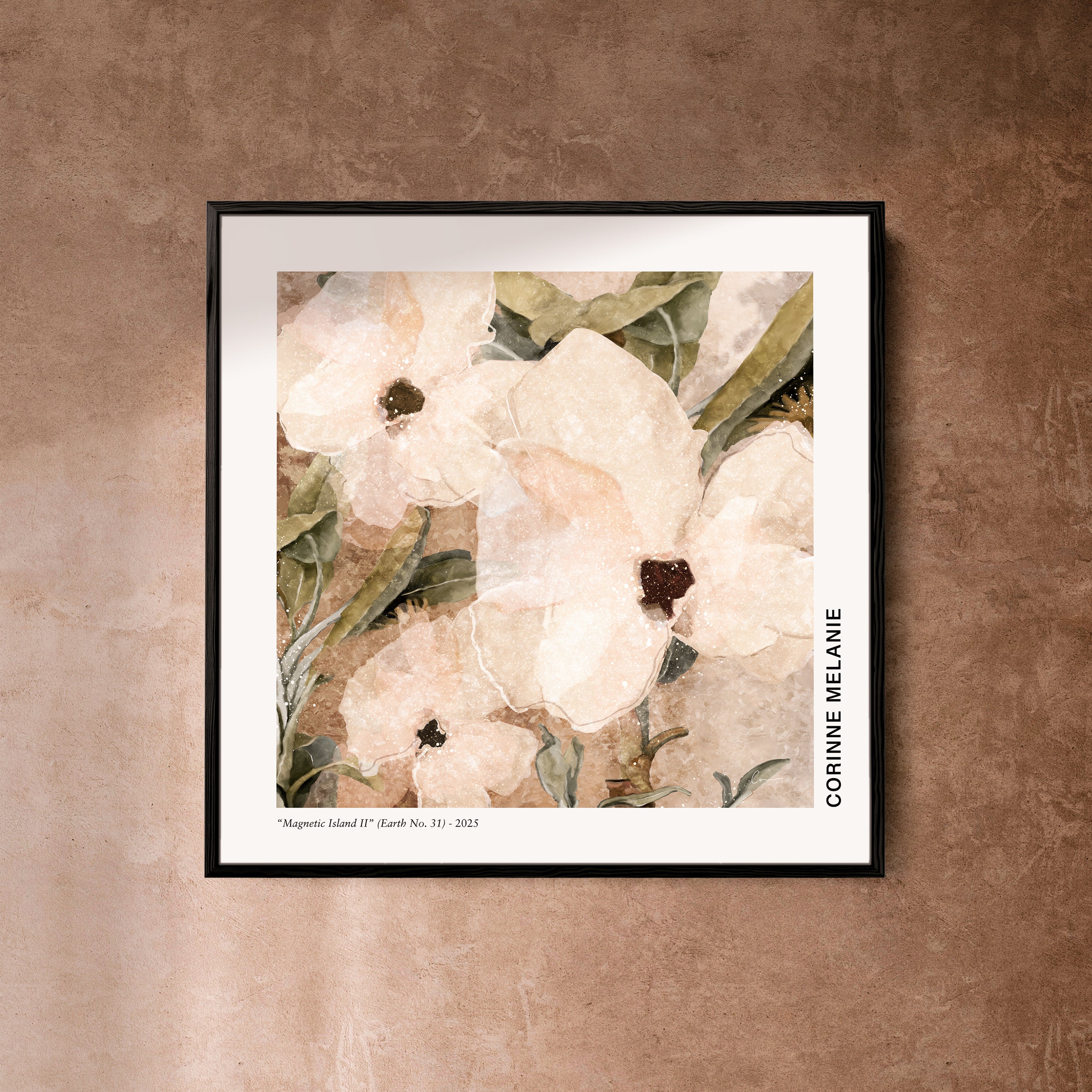 "Magnetic Island II" (Earth No. 31)" - Gallery Collectible on Canvas - Square