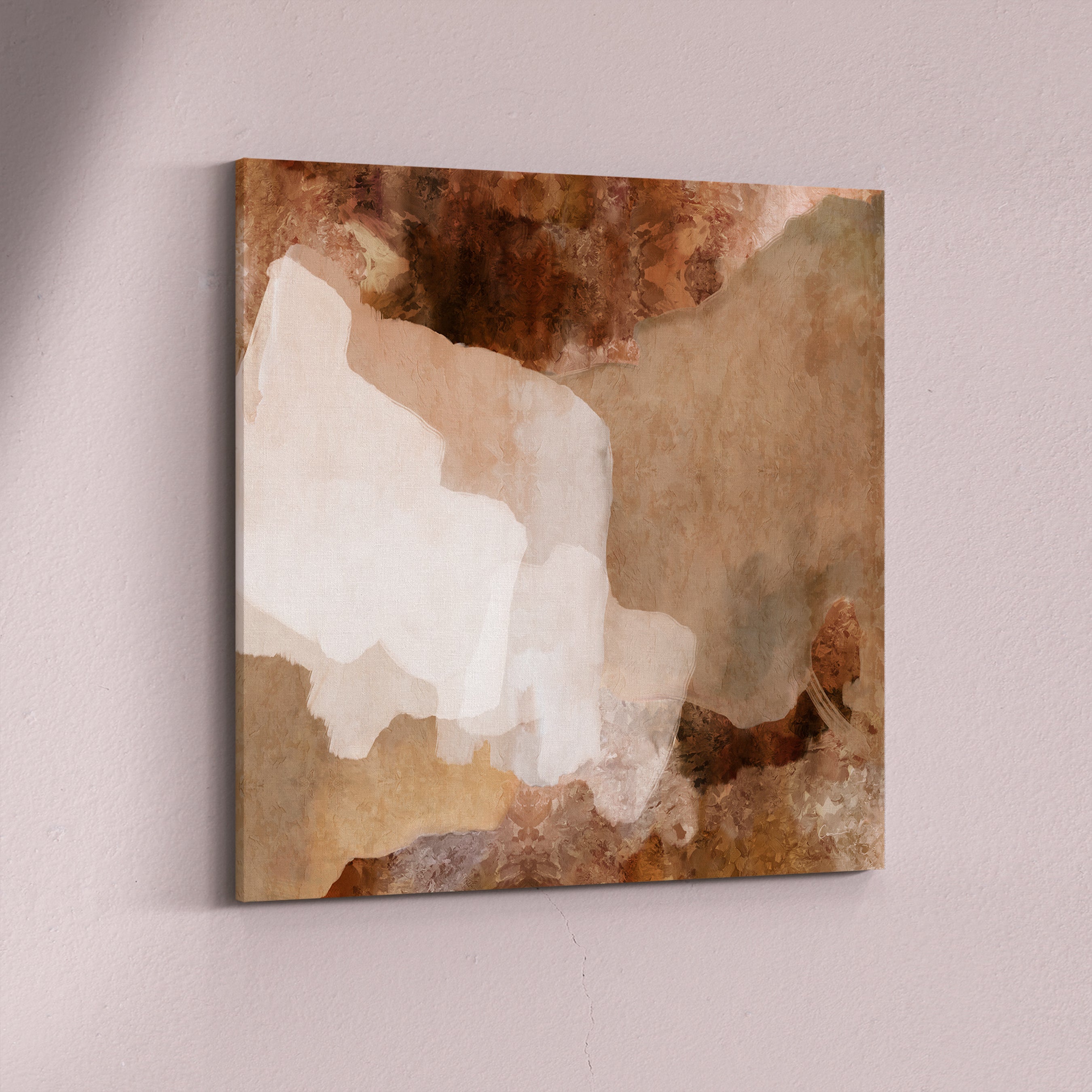 "Bay of Fires I" on Canvas - Square (Earth No. 6)