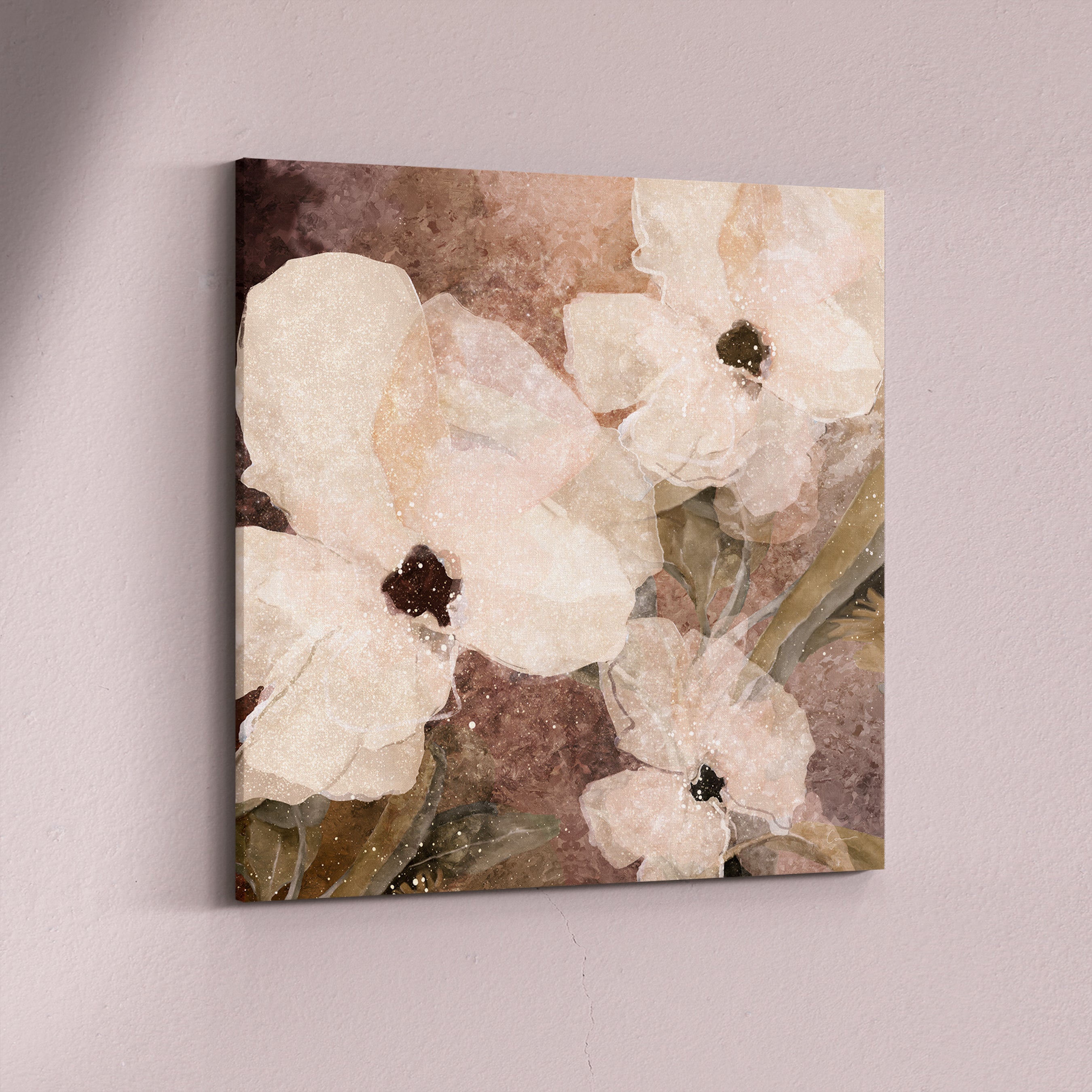"Magnetic Island I (No. 27)" & "Magnetic Island II (No. 31)" Square Set of 2 on Canvas