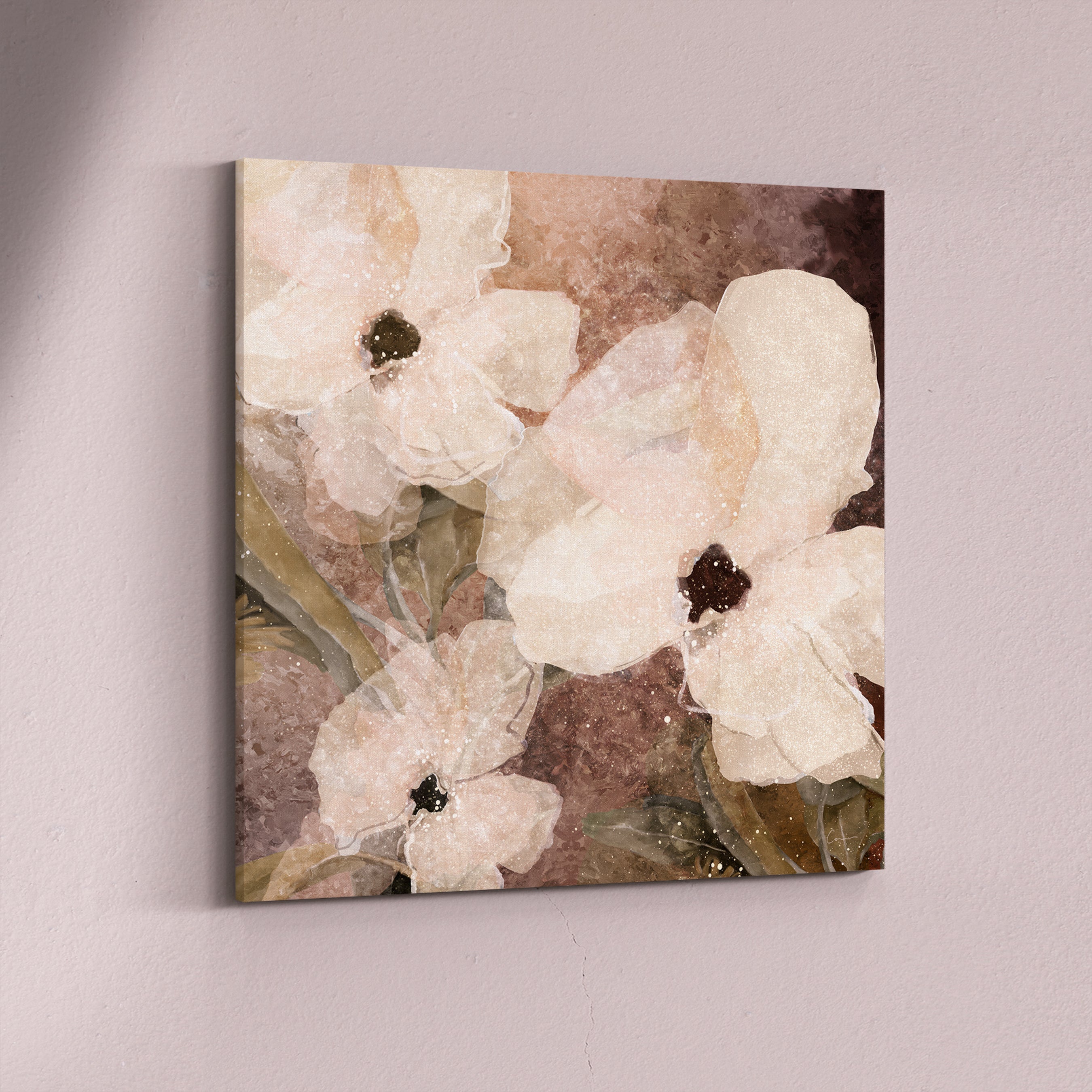 "Magnetic Island I" on Canvas - Square (Earth No. 28)