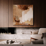 "Bay of Fires I" on Canvas - Square (Earth No. 5)
