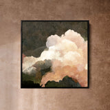 "Alto Cirrus No. 1" & "Alto Cirrus No. 2" on Canvas - Set of 2 Square