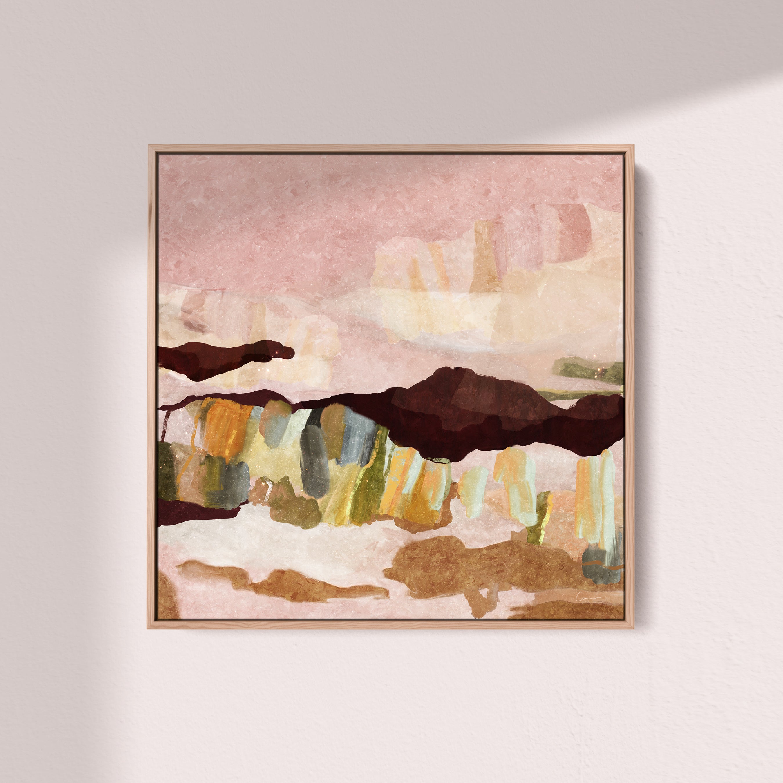 "Miami" on Canvas - Square