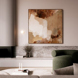 "Bay of Fires I" on Canvas - Square (Earth No. 6)