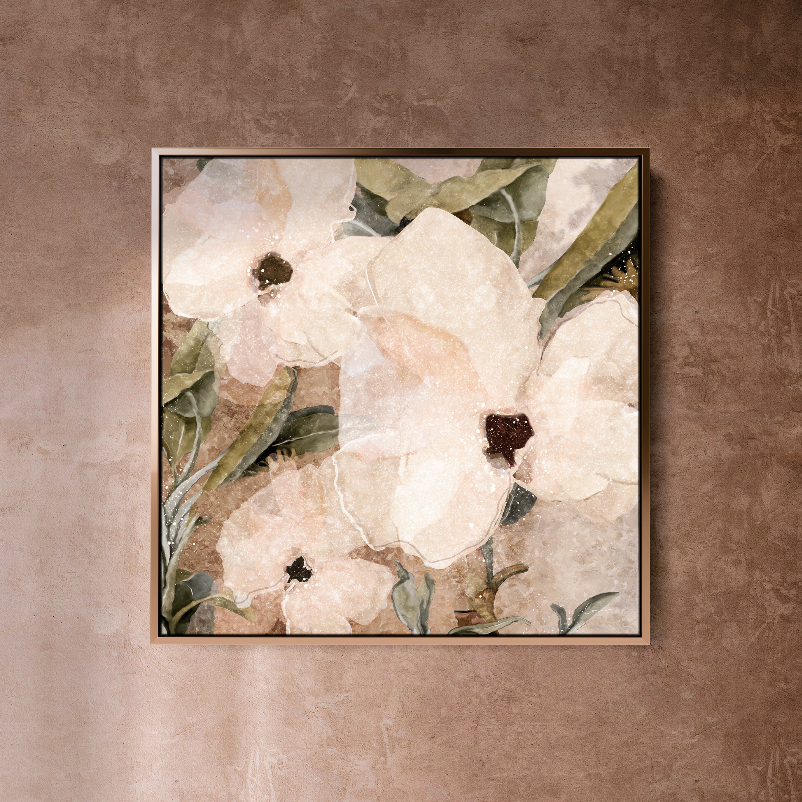 "Magnetic Island II" (Earth No. 31)" on Canvas - Square