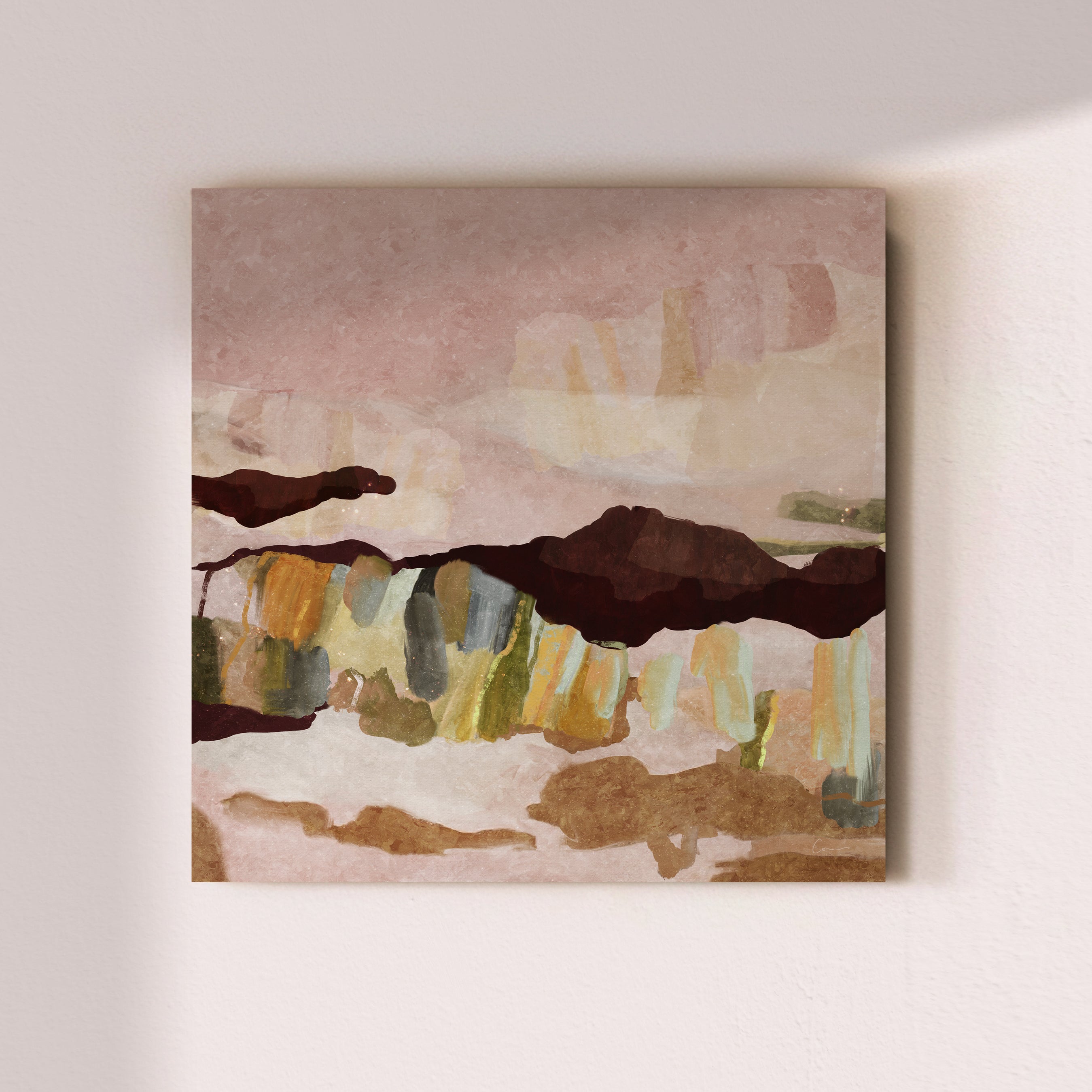 "Miami" on Canvas - Square
