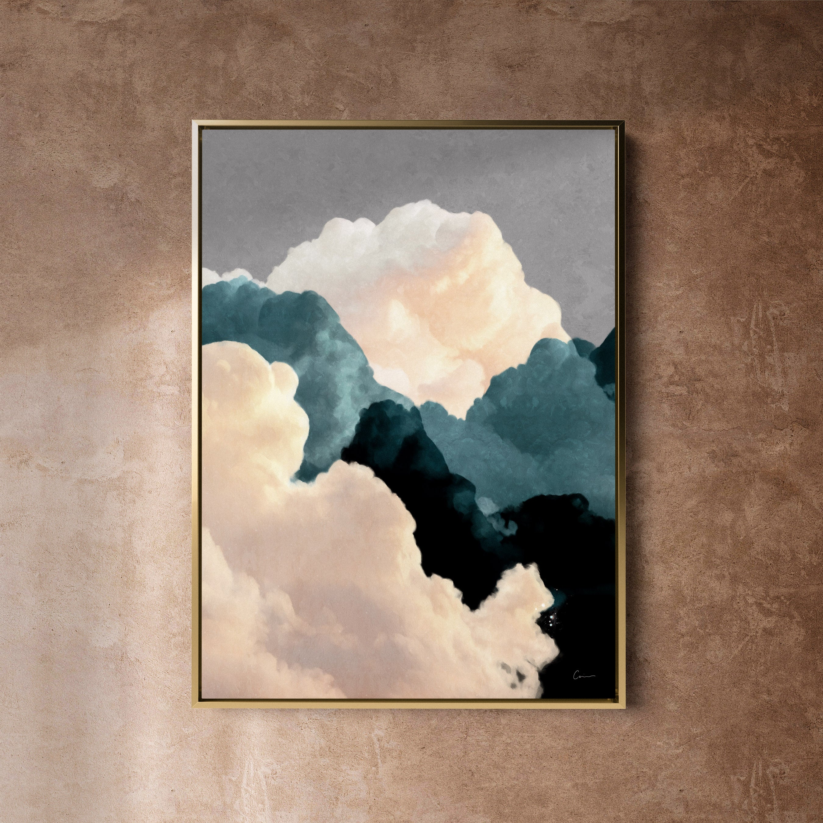 "Selene" - Cloud Painting (No. 4) - Portrait