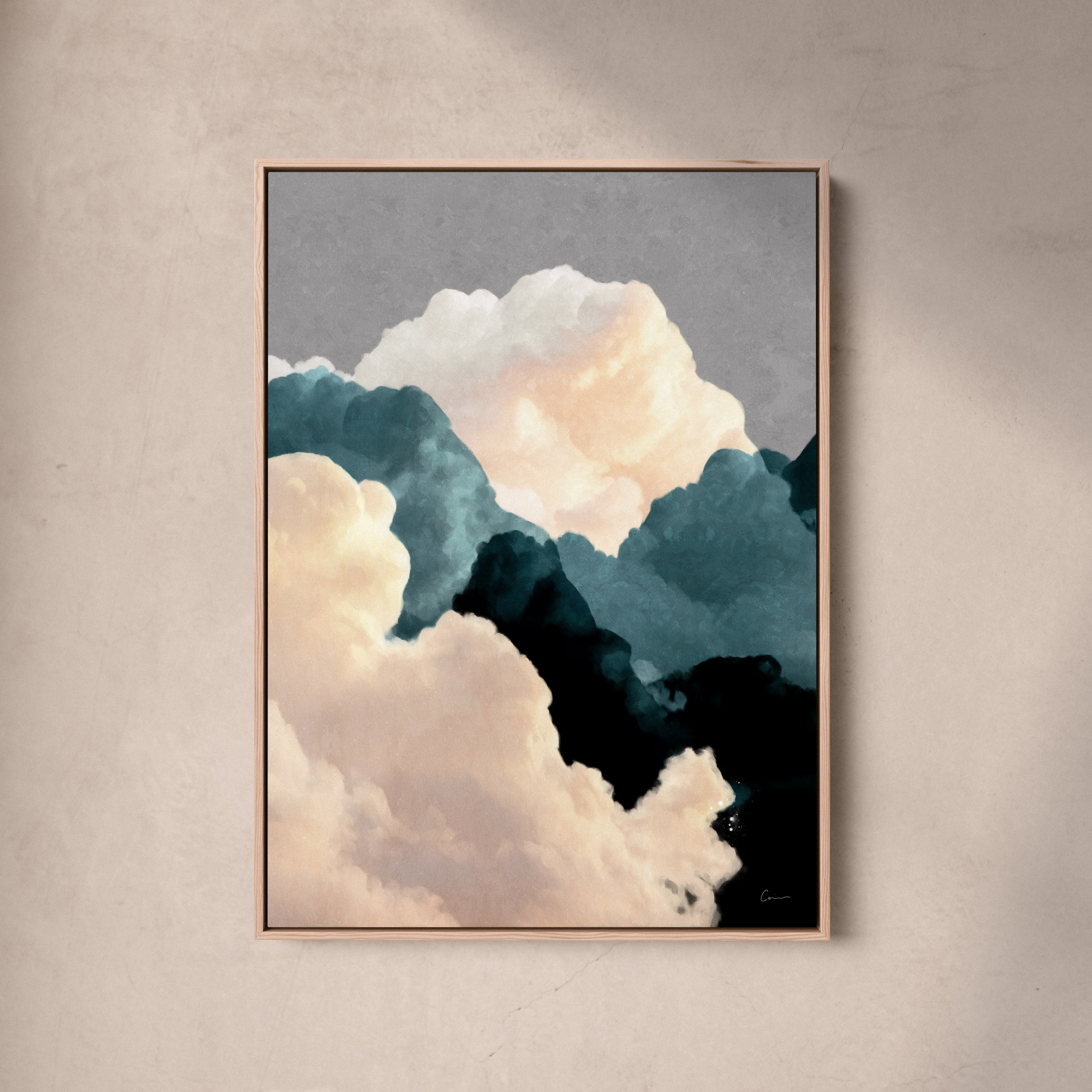"Selene" - Cloud Painting (No. 4) - Portrait