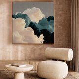 "Selene" - Cloud Painting (No. 4) - Square
