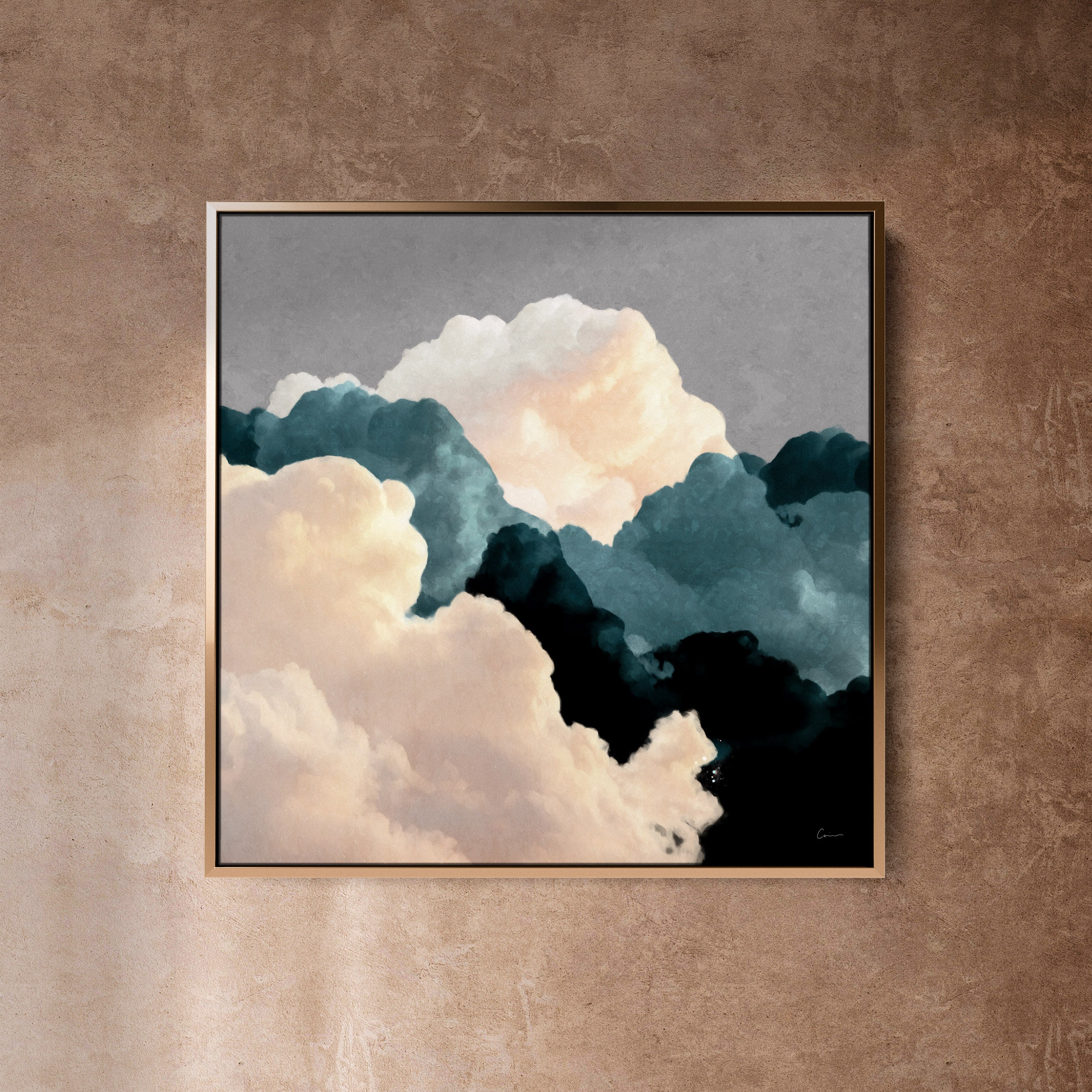 "Selene" - Cloud Painting (No. 4) - Square