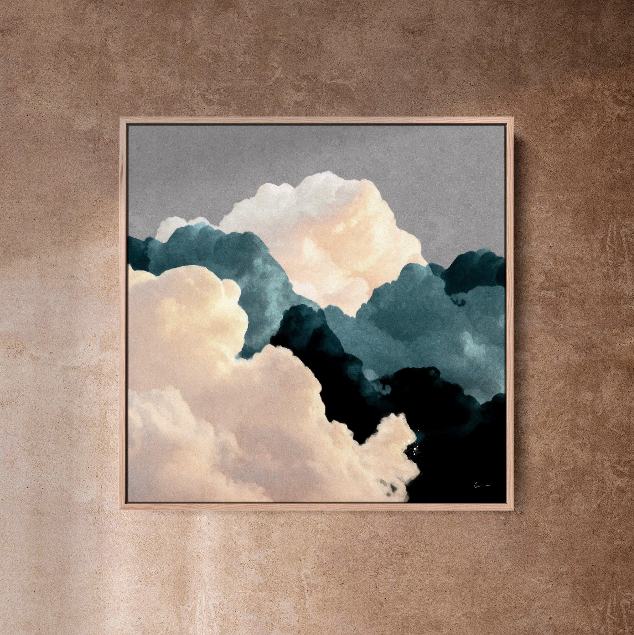 "Selene" - Cloud Painting (No. 4) - Square