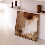 "Bay of Fires I" on Canvas - Square (Earth No. 5)