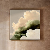"Isola Verde" - Cloud Painting (No. 8) - Square