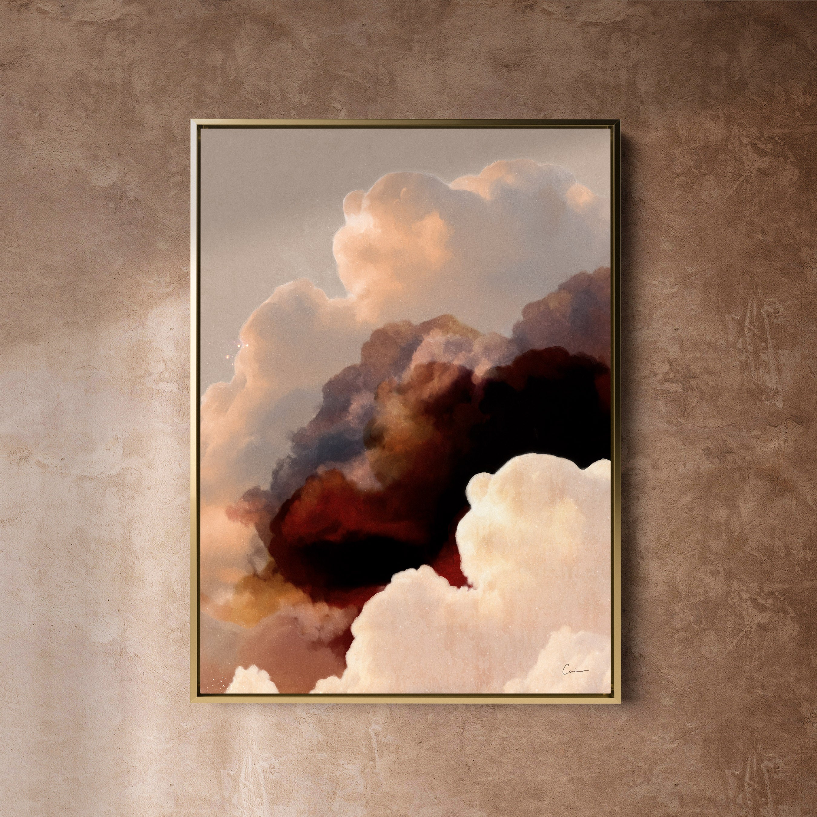 "Eos Terra" - Cloud Painting (No. 6) - Portrait