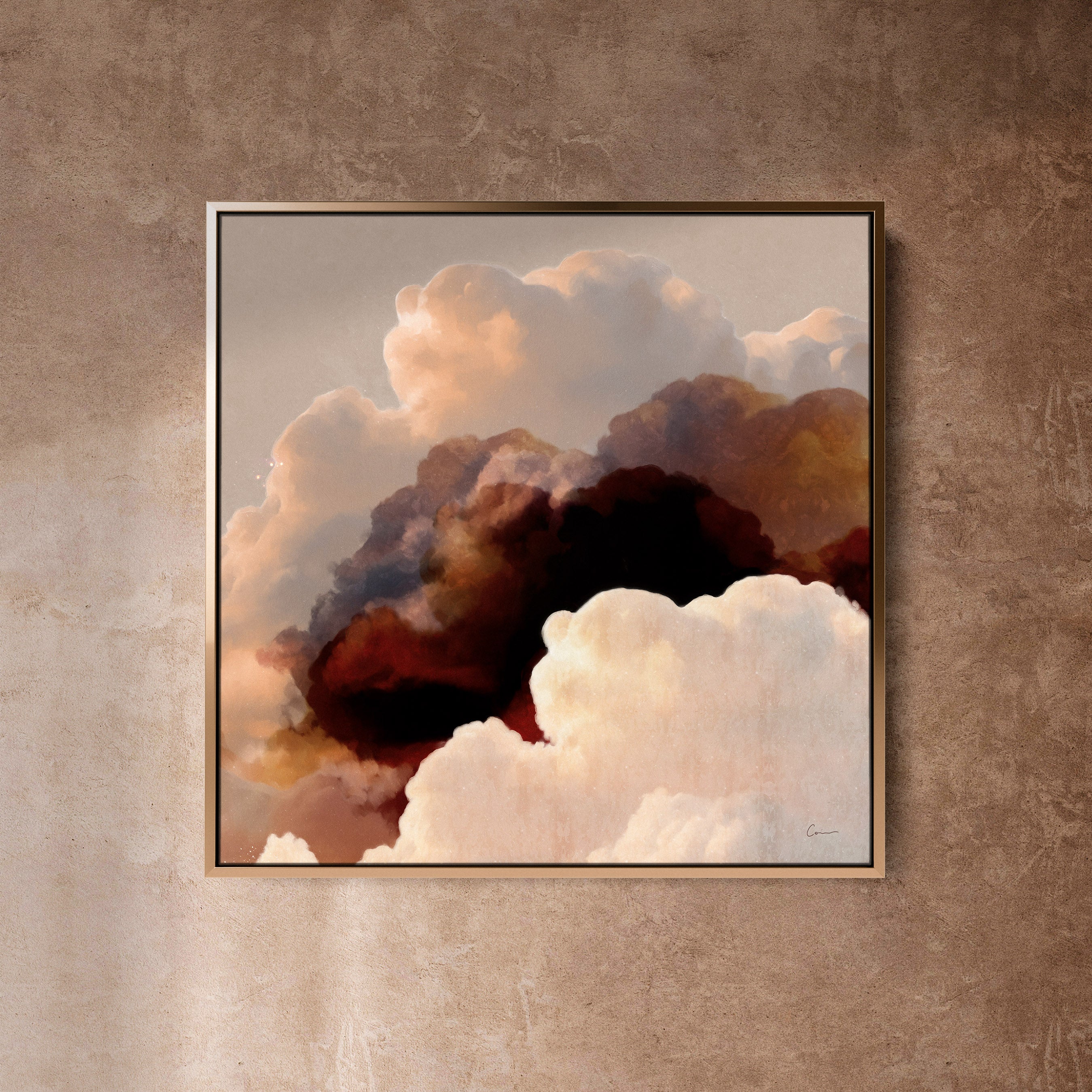 "Eos Terra" - Cloud Painting (No. 6) - Square