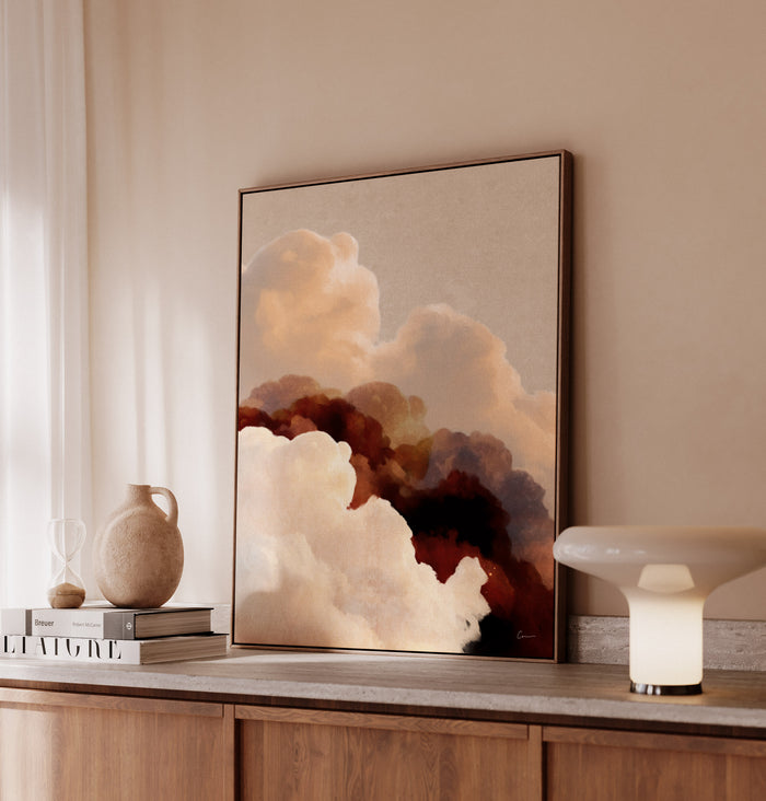 "Vela Terra" - Cloud Painting (No. 7) - Portrait