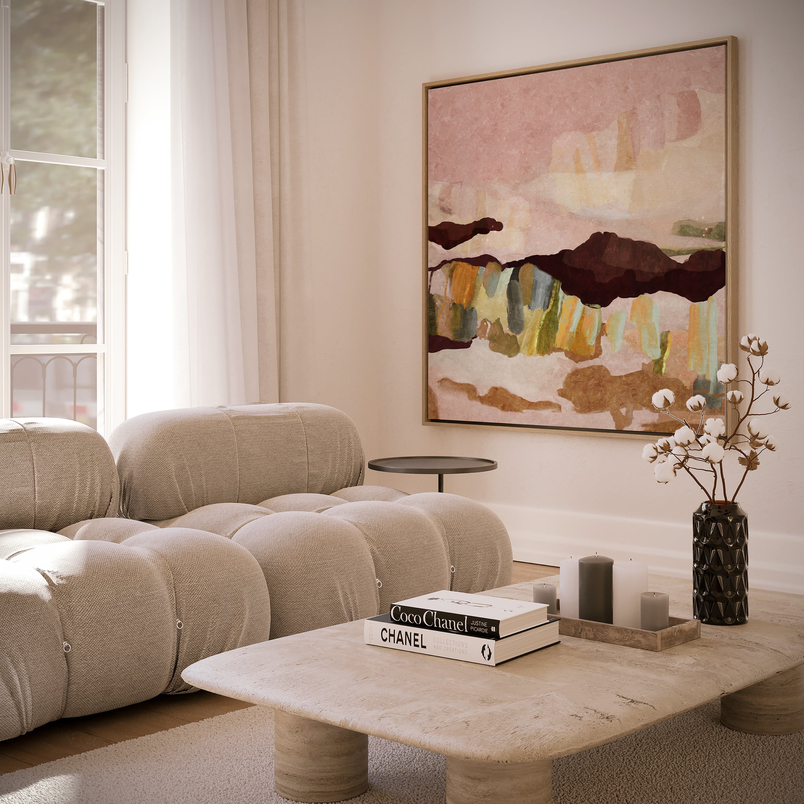 "Miami" on Canvas - Square