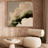 "Isola Verde" - Cloud Painting (No. 8) - Square