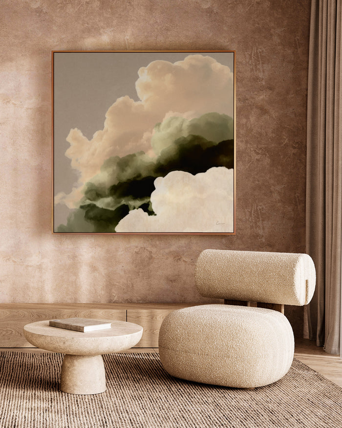 "Isola Verde" - Cloud Painting (No. 8) - Square