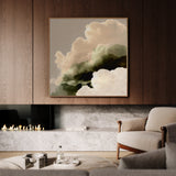 "Isola Verde" - Cloud Painting (No. 8) - Square