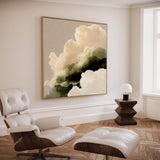 "Isola Verde" - Cloud Painting (No. 8) - Square