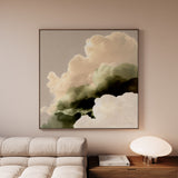 "Isola Verde" - Cloud Painting (No. 8) - Square