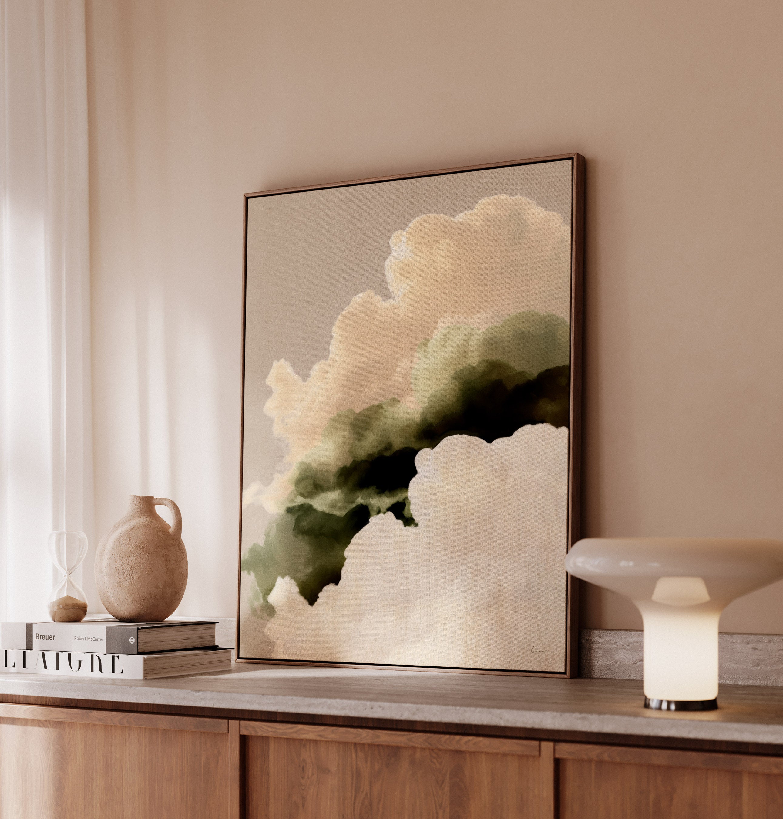 "Isola Verde" - Cloud Painting (No. 8) - Portrait