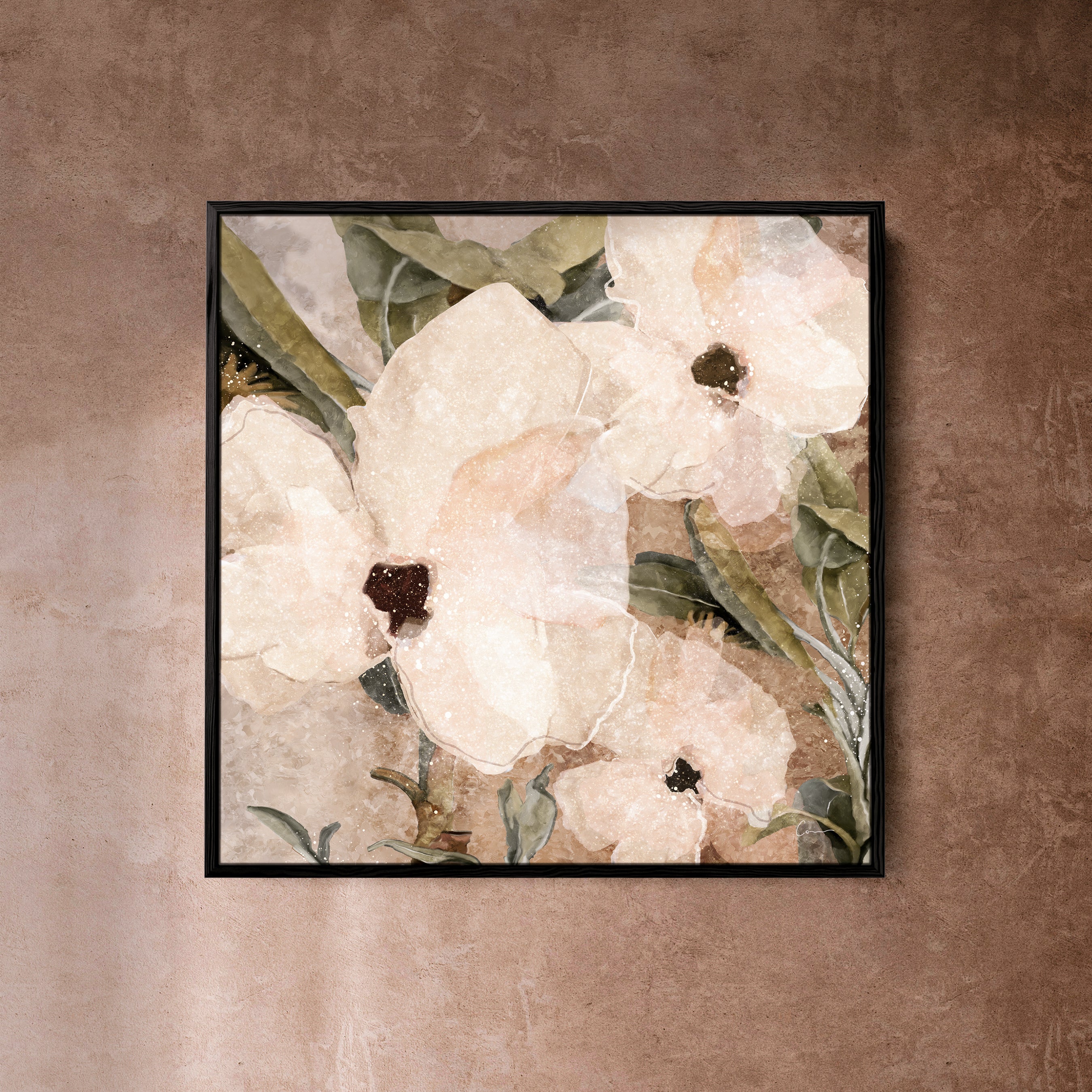 "Magnetic Island II" on Canvas - Square (Earth No. 32)