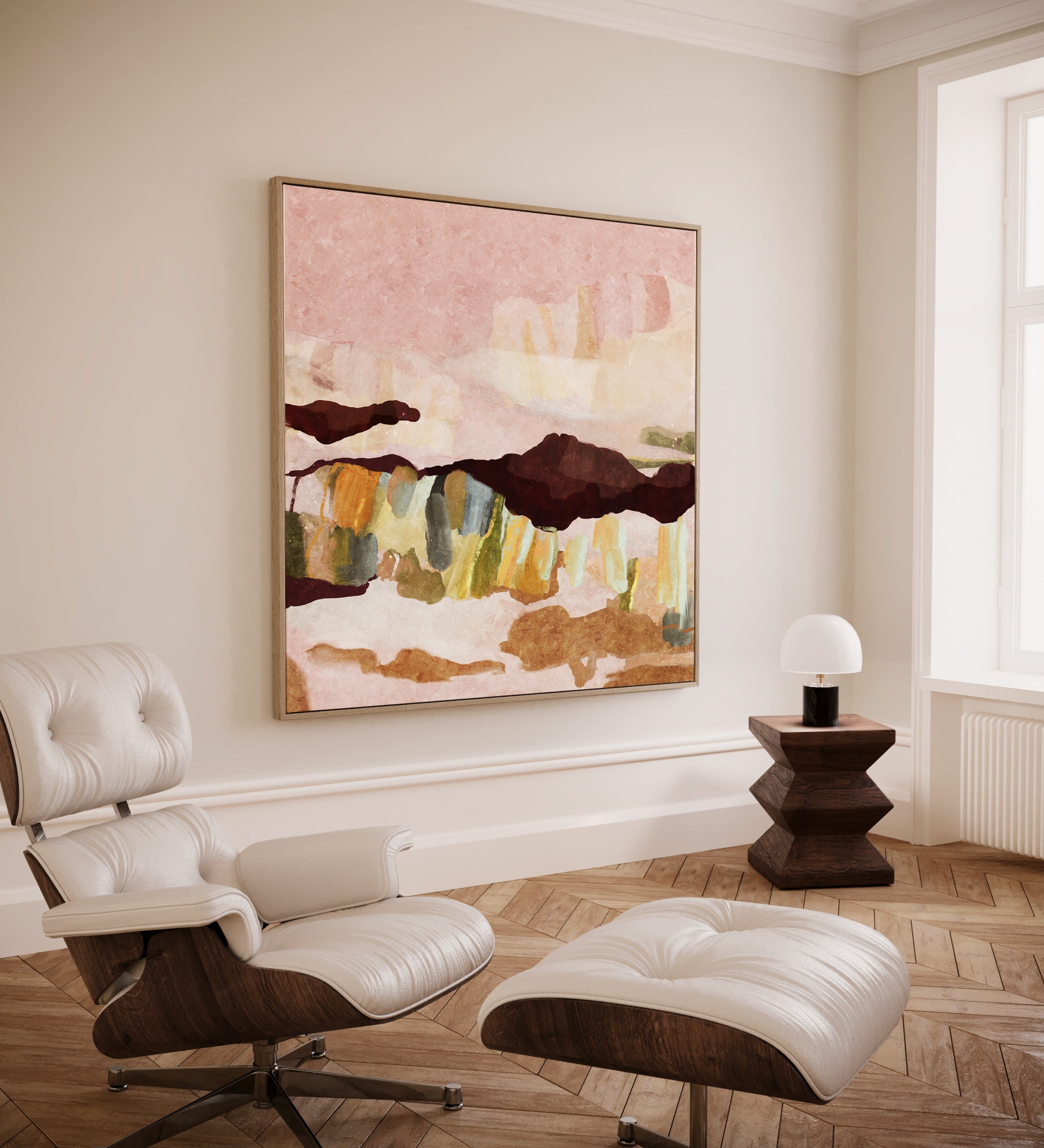 "Miami" on Canvas - Square