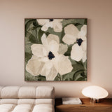 Agistri" Square I & II on Canvas - Set of 2