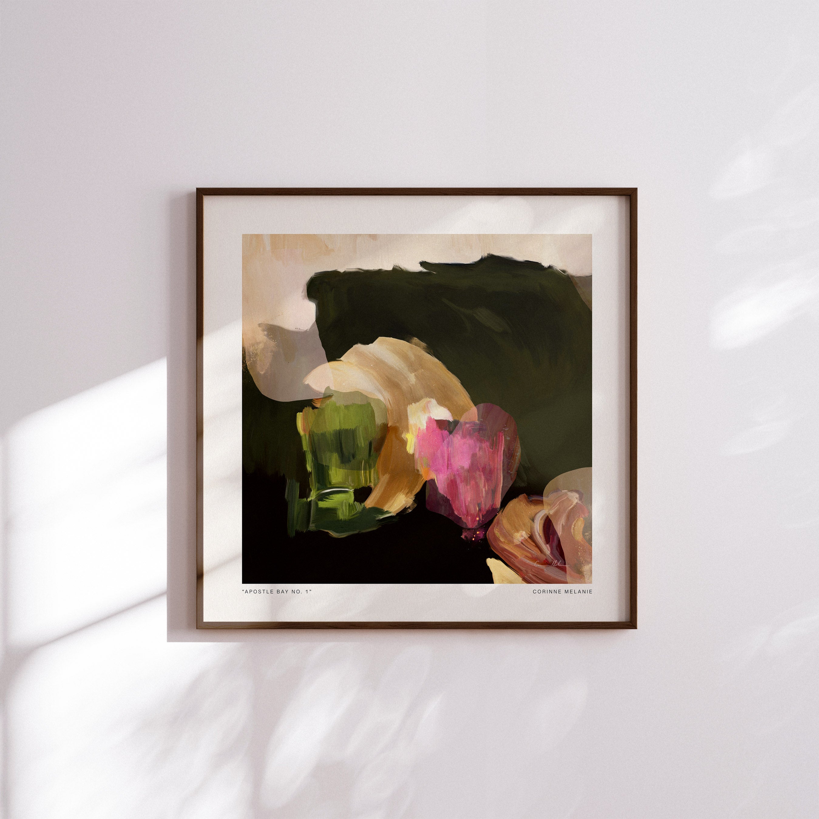 "Apostle Bay I" Framed Paper Print - With Gallery Text