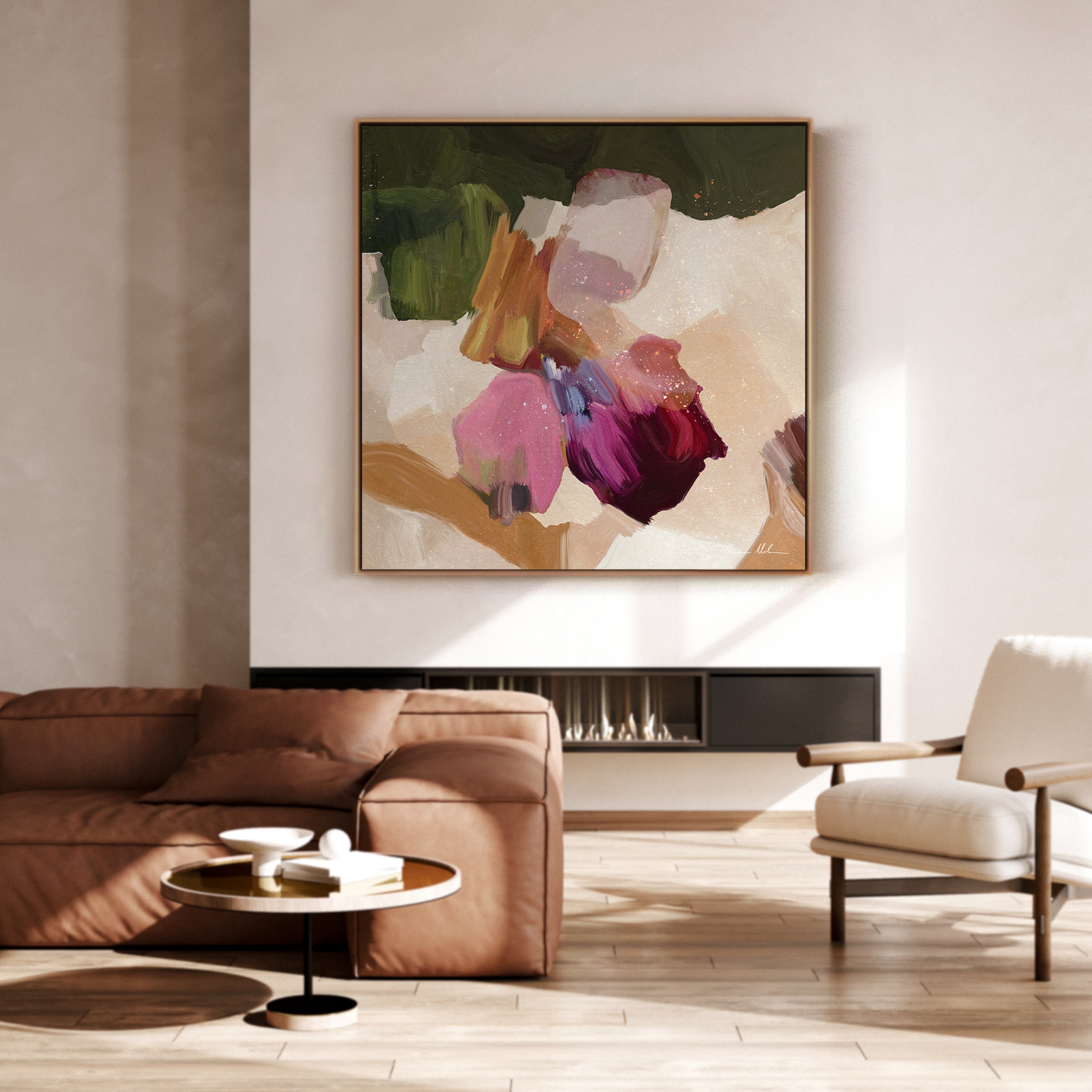 "Apostle Bay No. 2 VII" on Canvas - Square