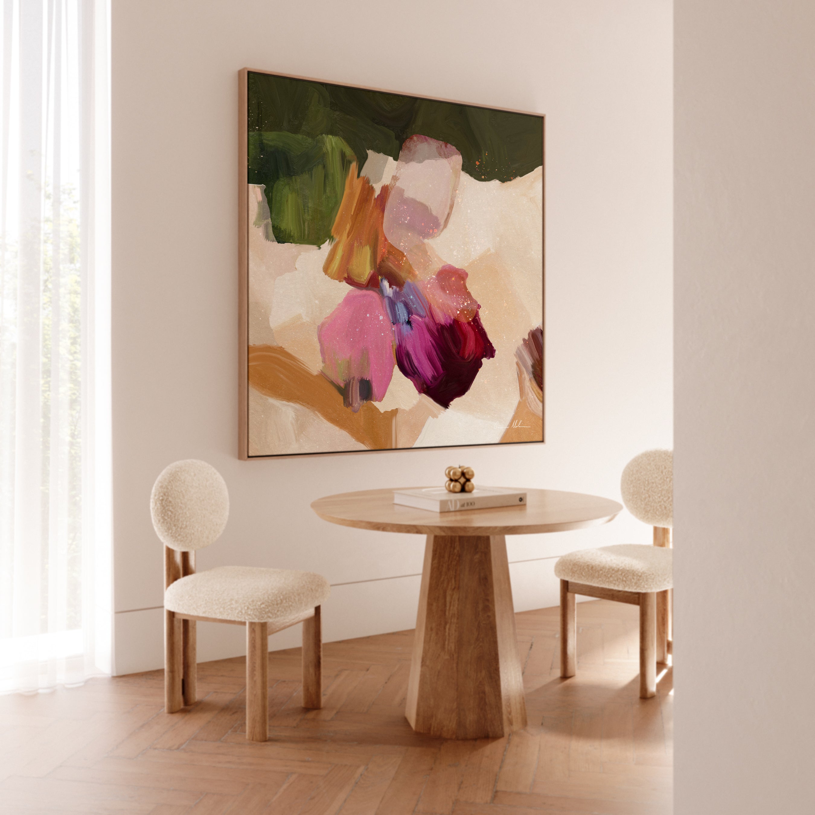 "Apostle Bay No. 2 VII" on Canvas - Square